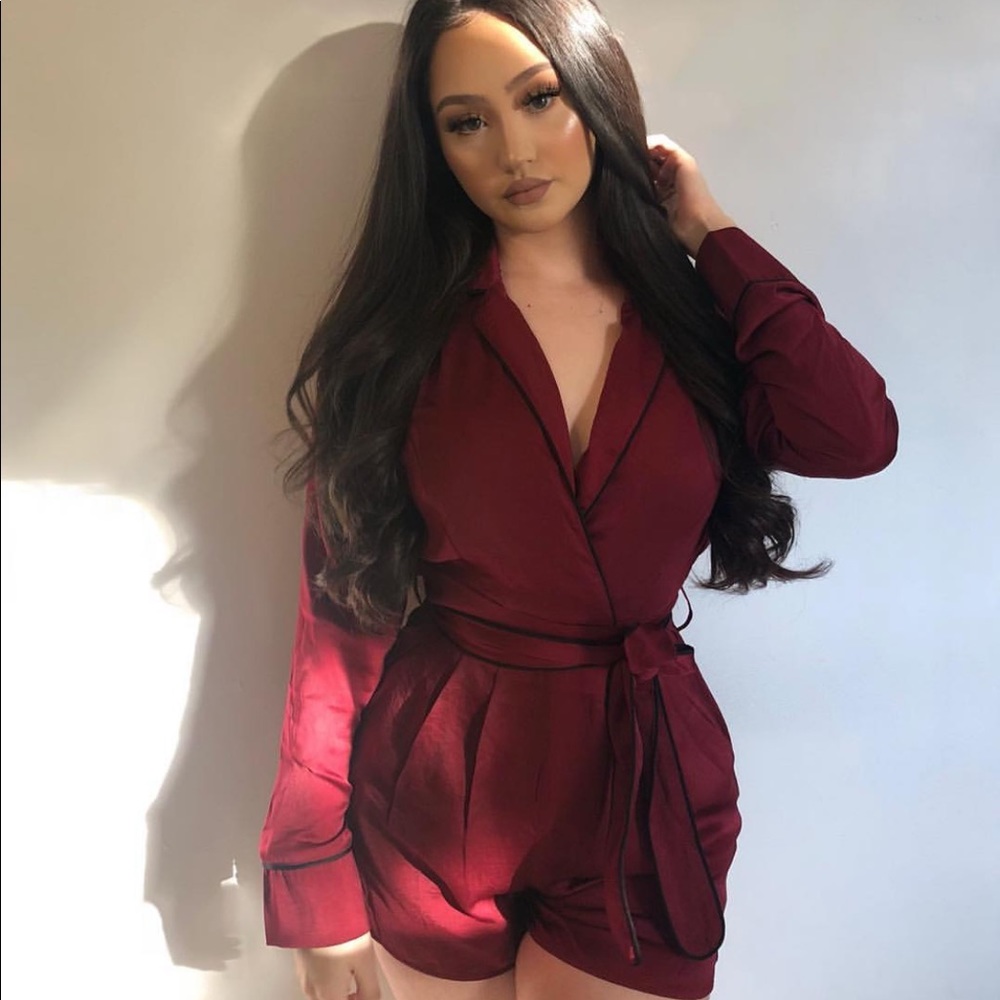 satin romper